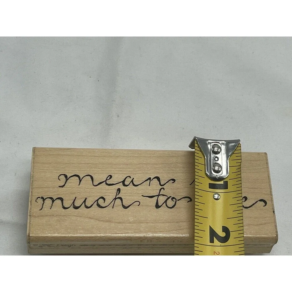 Stampin Up! wood rubber